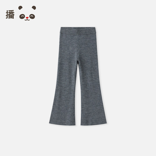 播broadcute2025春新品喇叭羊毛长裤女童KGS1KD0227 - 图3