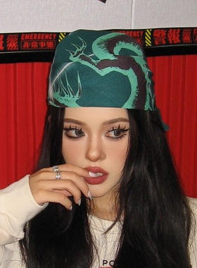 美式休闲街头方巾嘻哈舞蹈配饰