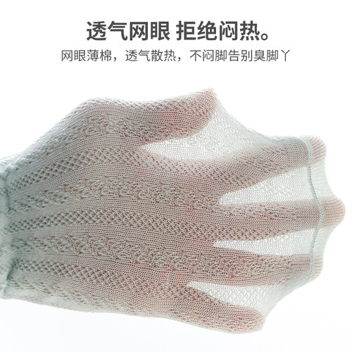 婴儿长筒袜夏季薄款纯棉空调袜新生儿宝宝夏天防蚊网眼长袜过膝袜 - 图1