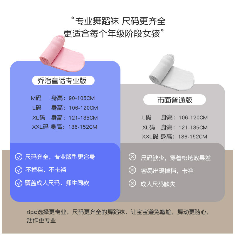 女童舞蹈袜春秋薄绒练功专用白色打底袜秋冬加绒打底裤儿童连裤袜,淘宝优惠券,粉丝福利购,淘宝优惠卷