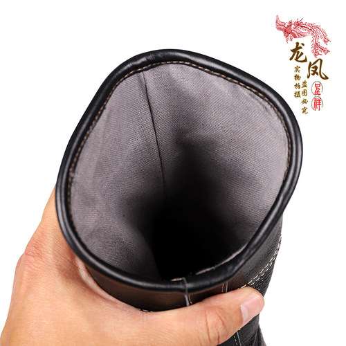 真皮儿童蒙古靴男童女童秋冬蒙古童鞋少数民族日常生活靴子棉鞋 - 图1