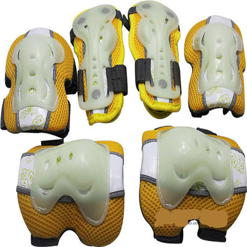 儿童轮滑鞋护具全套男女滑冰护掌护肘护膝滑板旱冰骑行安全保护套 - 图1