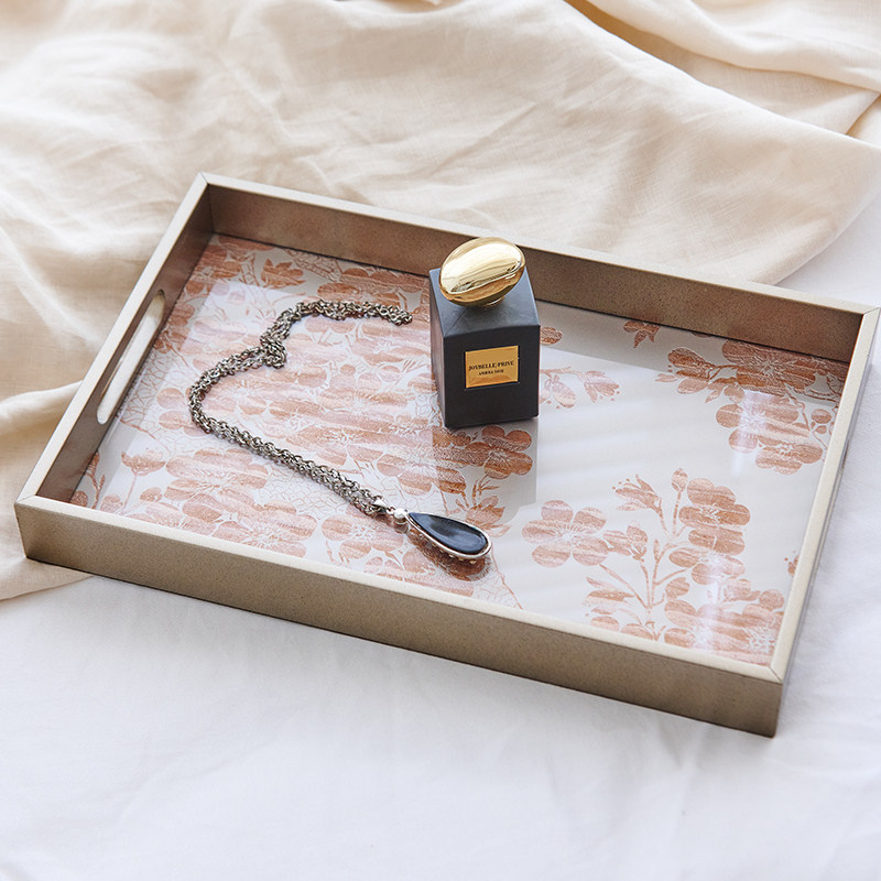 HOPPEN HOUSE/赫本家托盘收纳轻奢香薰托盘桌面收纳盘圆形中国风,淘宝优惠券,粉丝福利购,淘宝优惠卷