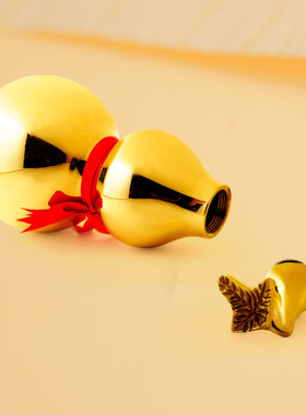 慈风阁纯铜开盖八卦葫芦