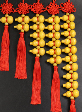 慈风阁木质葫芦挂件中国结挂件