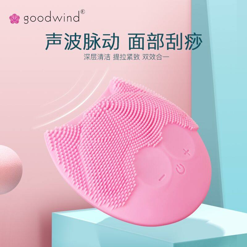 Goodwind洗脸仪电动洁面仪脸部毛孔清洁器硅胶洗脸神器女洗面刷,淘宝优惠券,粉丝福利购,淘宝优惠卷