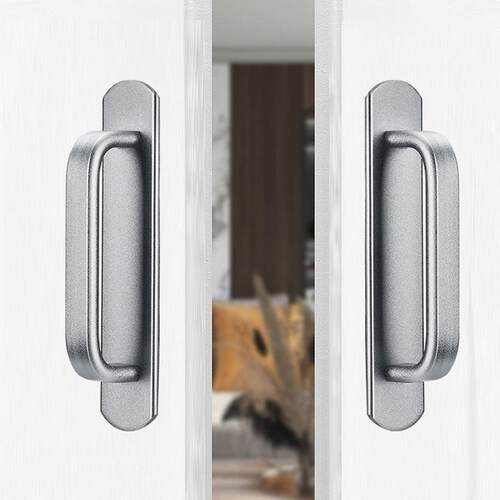 家用免打孔门拉手铝合金把手窗户阳台玻璃推拉门移门强力自粘手柄 - 图0