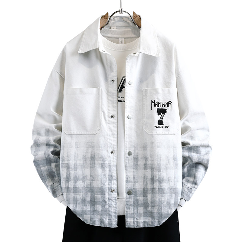 春季13青少年长袖衬衣12岁男孩初中学生14潮流大童16牛仔夹克外套,淘宝优惠券,粉丝福利购,淘宝优惠卷