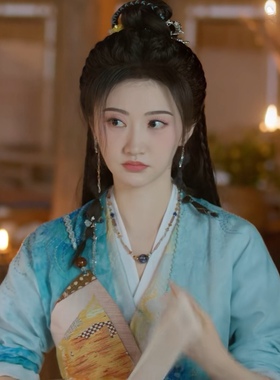 四海重明南颜银鲛珠景田同款项链彩色珠串锁骨链复古少女感颈链