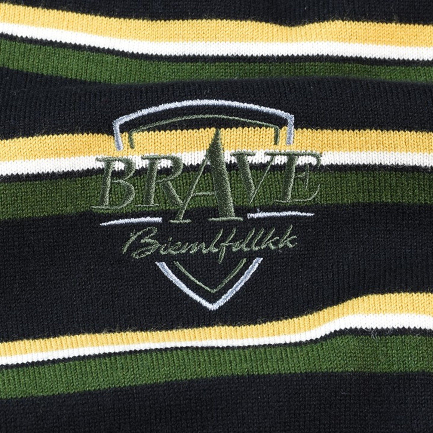 BIEM.L.FDLKK比音勒芬正品男装 秋冬羊毛羊绒条纹保暖长袖针织衫 - 图2