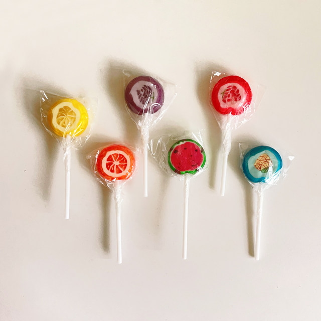 South Korea imported candy Waler brand fruit-flavored sliced lollipops 200g bagged Internet celebrity popular children's snacks
