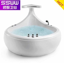 Wave Whale Bathroom Massage Bathtub Image Cylinder
