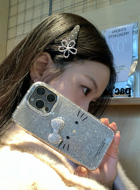 复古甜心！闪钻珍珠花朵波点bb夹发卡少女感碎发刘海夹侧边夹发饰