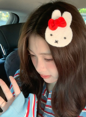 少女的魔术贴！日系可爱小兔子卡通刘海贴发夹前额碎发整理神器