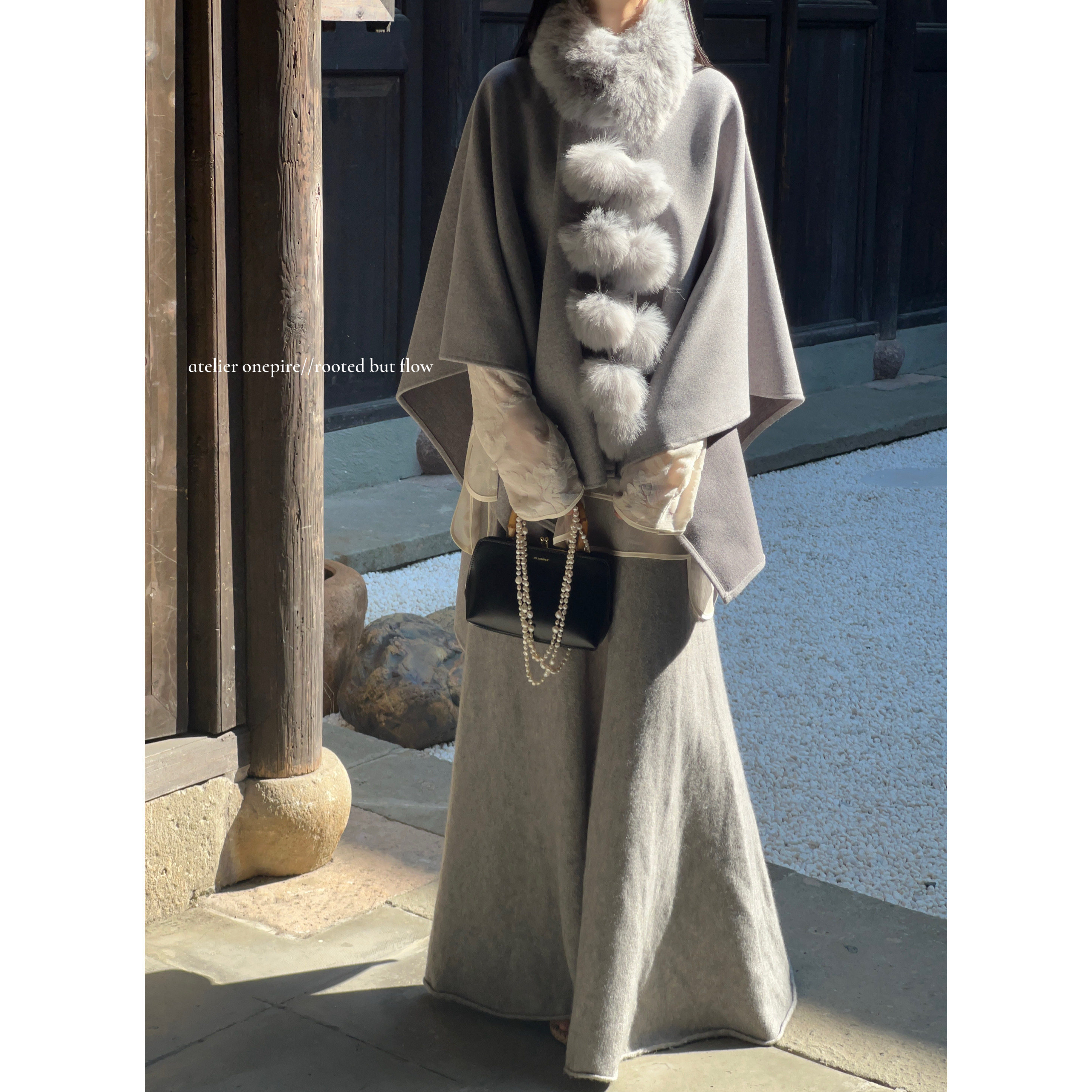 Onepire|本期半回馈·《素影琼裘》气质女神毛领披肩半裙套装,淘宝优惠券,粉丝福利购,淘宝优惠卷