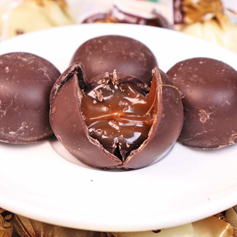 俄罗斯原装进口俄宝多牌提拉米苏牛奶巧克力夹心糖果年糖休闲零食,淘宝优惠券,粉丝福利购,淘宝优惠卷