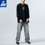 Весенний лонгслив для отдыха, белая толстовка подходит для мужчин и женщин для влюбленных, тренд сезона