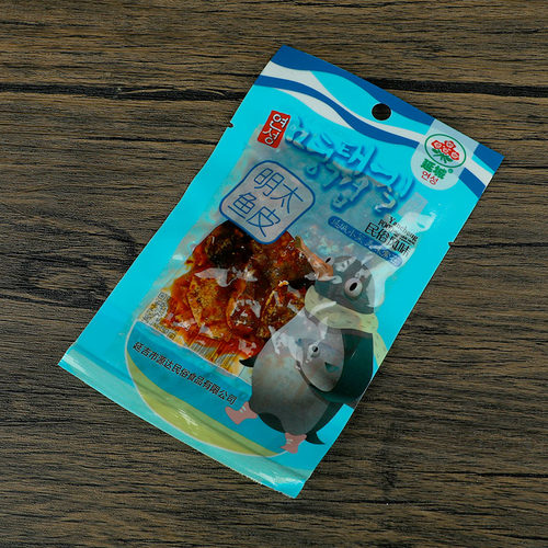 明太鱼 香辣拌鱼皮 啤酒菜东北延边朝鲜族小吃 休闲零食延城小菜 - 图1
