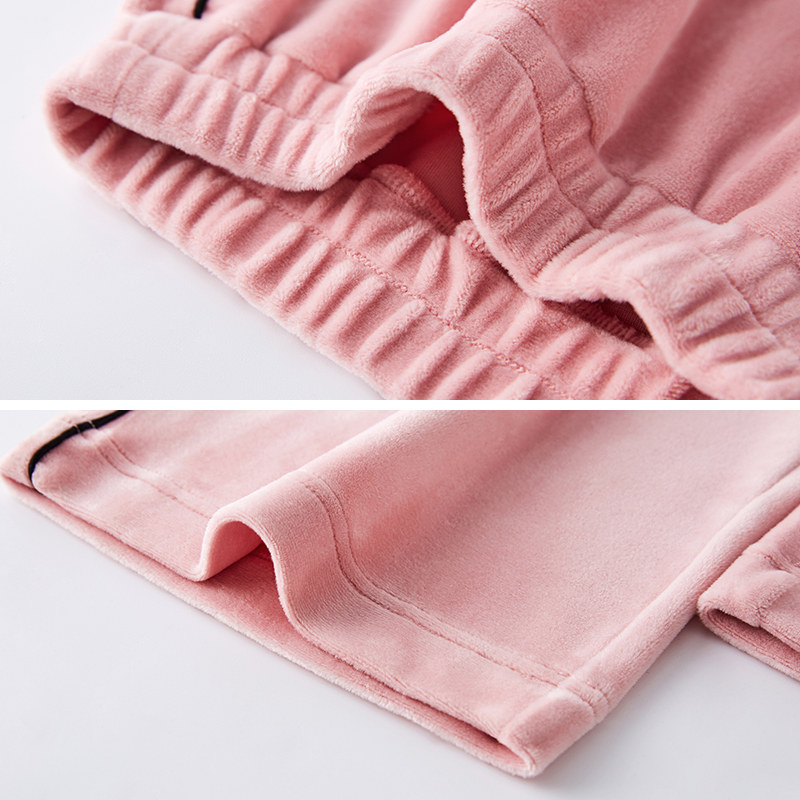 兰卓丽2020年秋冬新品双面绒睡衣 兰卓丽睡衣/家居服套装