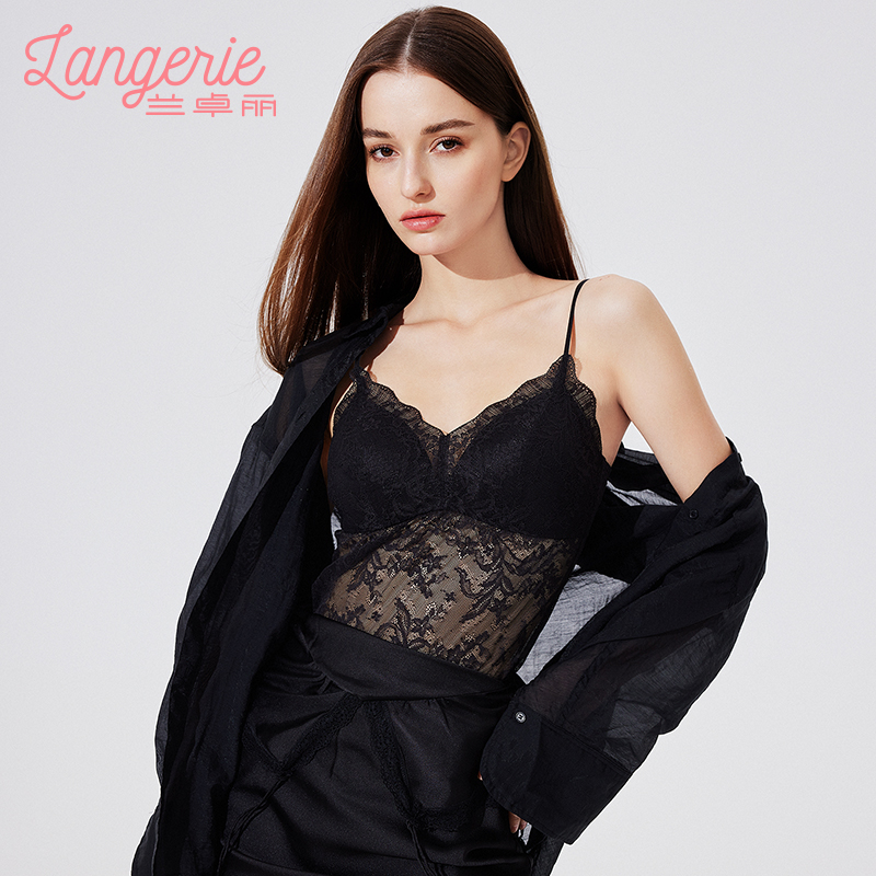 兰卓丽商场同款背心式吊带女文胸 兰卓丽文胸