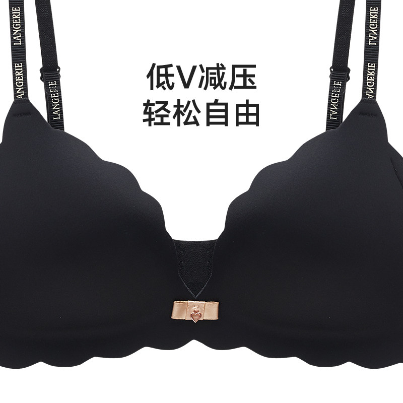 【兰卓丽小花波】内衣女小胸轻肩带 兰卓丽文胸