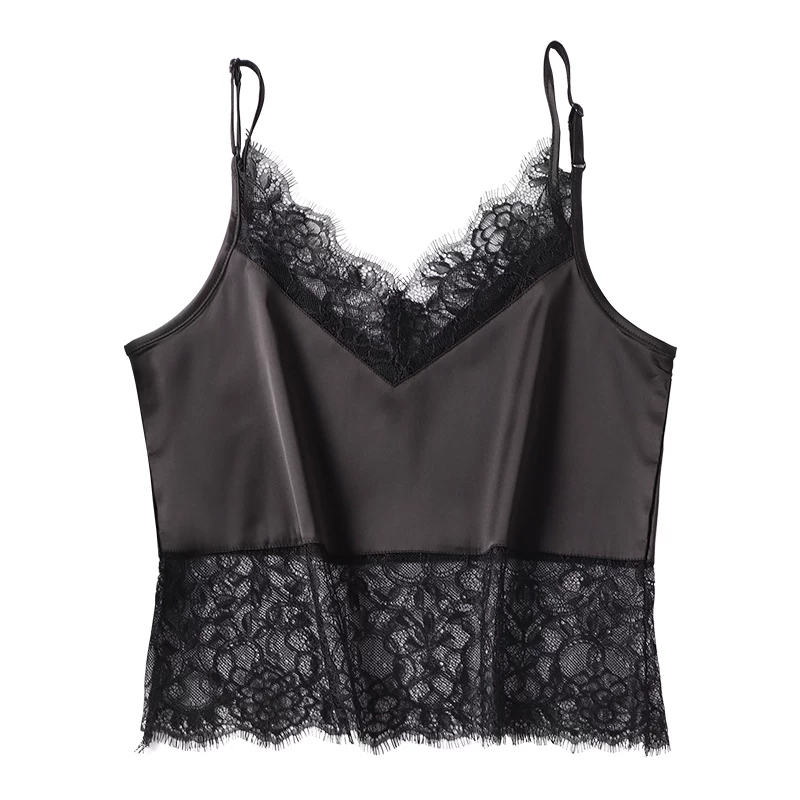 Tide, lace sexy base body-friendly top with cups for eyelashes, 2020, western style