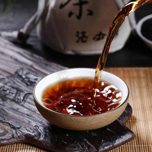 盛嘉源  老班章古树糯香金沙碎银子普洱老茶头散茶茶叶250克 - 图1