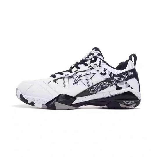 LiNing Li Ning Badminton Shoes Invincible ACE Camouflage Shi Yuqi Same Style Anti-Slip Cushioning Competition Shoes