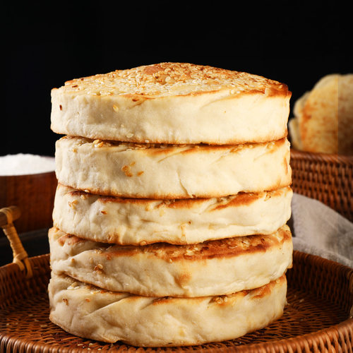 山东菏泽土特产吊炉烧饼纯手工制作大烧饼正宗风味6-10个装包邮 - 图2