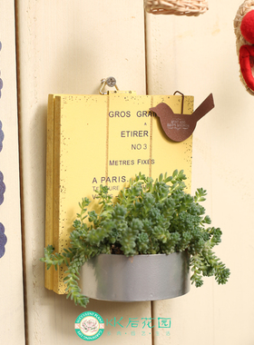 4个小鸟挂件迷你薄铁日系杂货装饰配件创意可爱小挂饰做旧