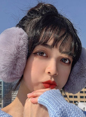 冬季保暖毛绒耳罩耳套冬男女保暖后戴式仿兔毛耳暖耳捂耳包韩版