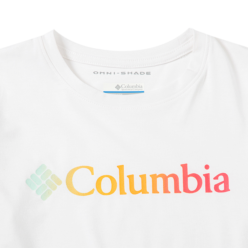 哥伦比亚短袖女士春夏季户外运动休闲轻薄快干圆领T恤上衣AR2191-图1