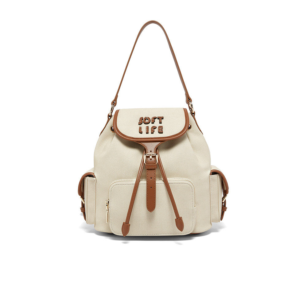 圣诞礼物百思图25冬季商场新款大容量书包旅行双肩背包女WQ001DX5,淘宝优惠券,粉丝福利购,淘宝优惠卷