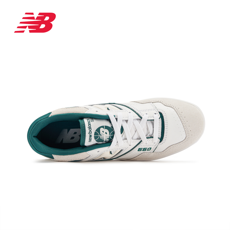 New Balance NB官方奥莱 男女鞋夏季潮酷休闲运动篮球板鞋BB550 - 图1