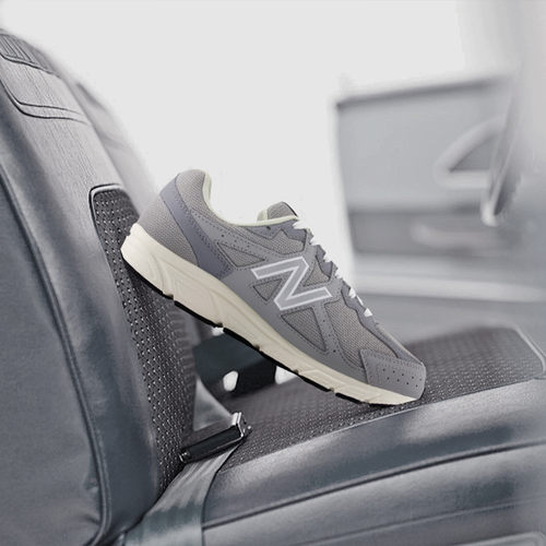 NEW BALANCE NB官方女款灰色四季厚底增高运动休闲鞋W480GG5 - 图0