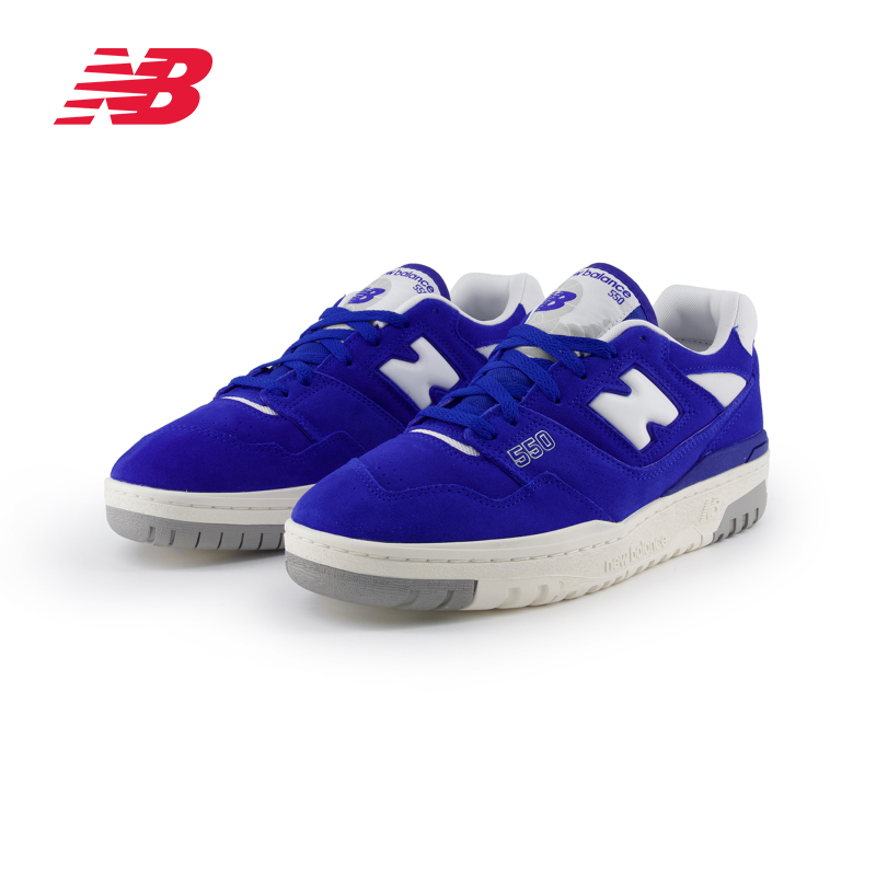 New Balance NB官方奥莱 男女鞋夏季宇航蓝运动休闲板鞋BB550VNA - 图0