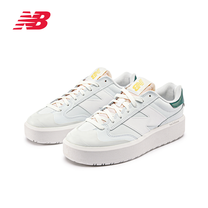 New Balance NB官方奥莱 男女夏季款厚底增高学院风休闲板鞋CT302 - 图0