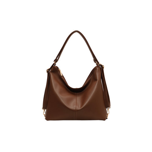 复古大容量包包女2025新款秋冬双肩包高级质感通勤女包单肩托特包 - 图0