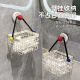 Suction cup discarded face towel storage box wall hanging