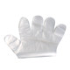 Food disposable gloves catering thickened PE plastic transparent film eating crayfish kitchen baking home hairdressing