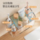 Toothbrush storage rack wall mounted bathroom wall