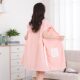 Wearable bathrobe cute bath towel adult household long quick-drying absorbent large size hooded student bathing and swimming