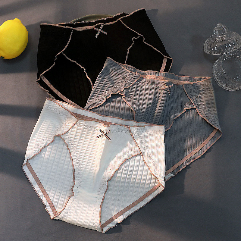 俞兆林女士抗菌中腰无痕短裤头内裤 俞兆林优格女三角裤