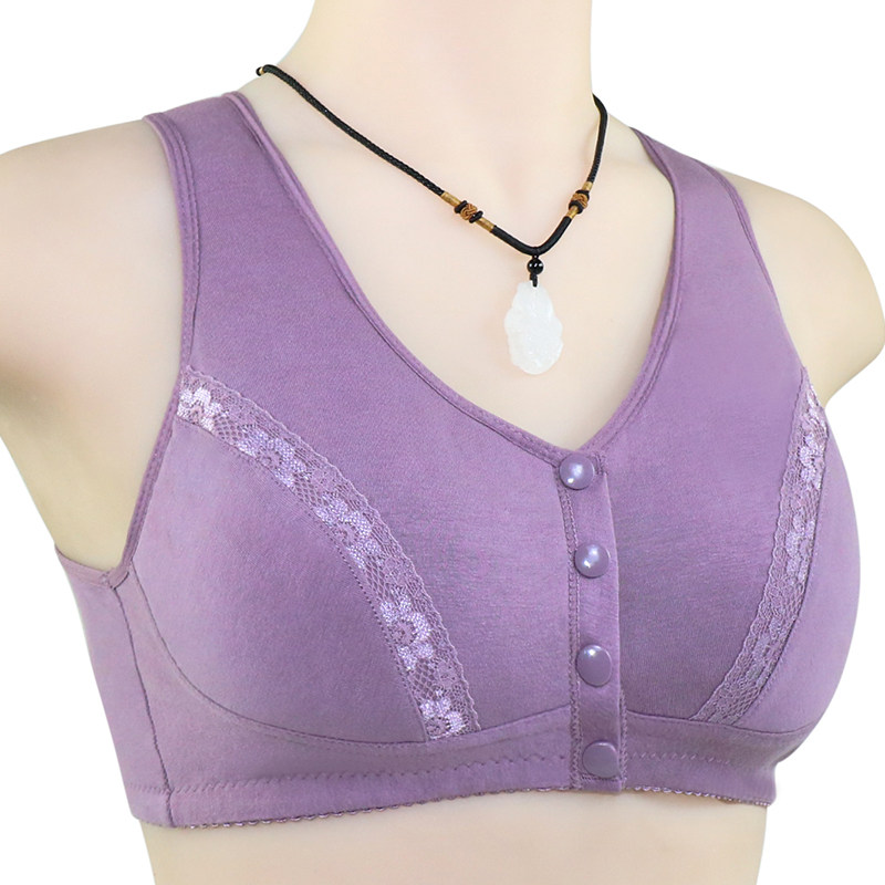 妈妈女老年人背心无钢圈中老年文胸 俞兆林优格文胸