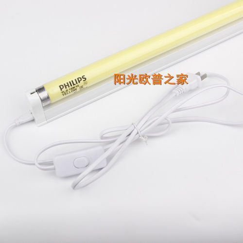 飞利浦黄色安全灯管 无紫外线灯管TL-D 36W/16 18W防紫外线黄光管 - 图1