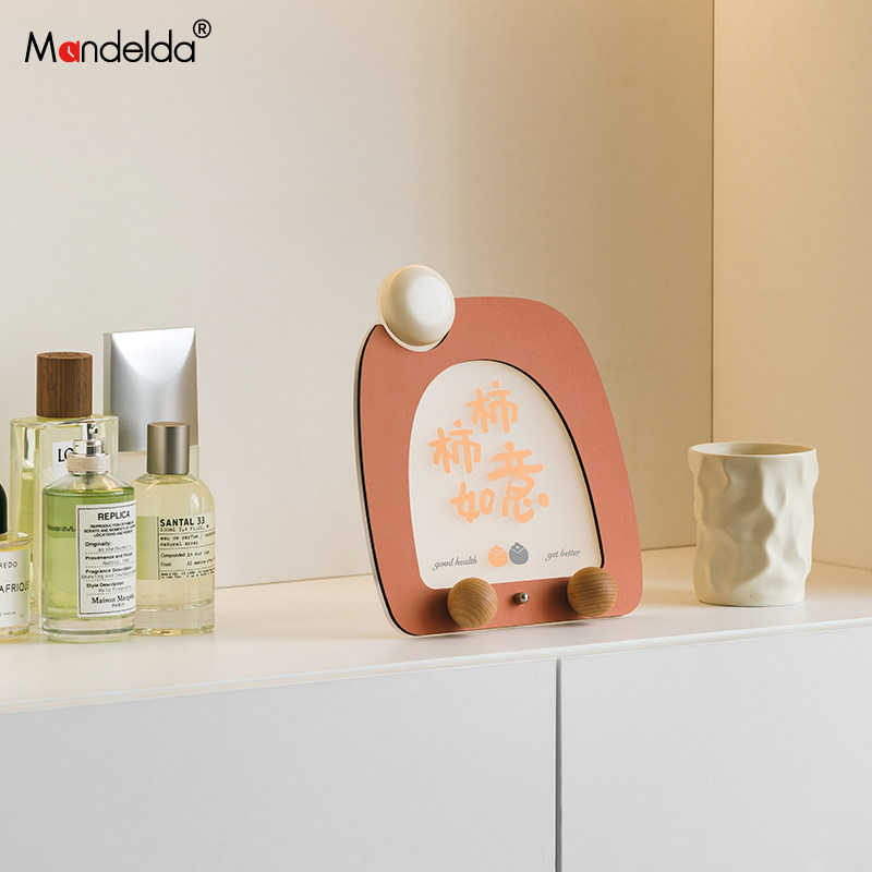 Mandelda新年快乐家居饰品客厅电视柜时钟玄关装饰乔迁之喜摆件,淘宝优惠券,粉丝福利购,淘宝优惠卷