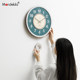 Wall clock with high appearance and decoration