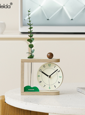 入户玄关艺术时钟摆件