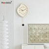 Good-looking fashionable wall clock that saves white walls