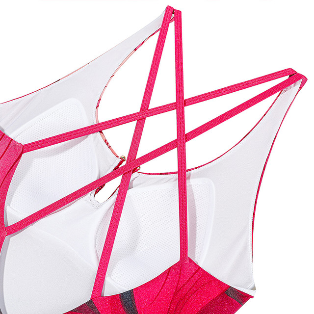 ຊົມເຊີຍ 25 Xia Huayan swimsuit ແມ່ຍິງ seaside beach spring hot spring sexy swimsuit one-piece AM68A901